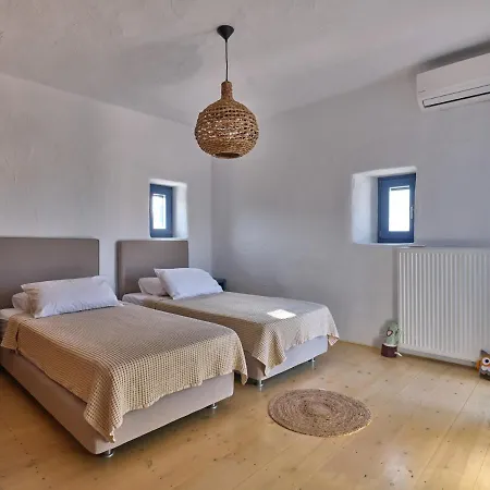 Leticia Villa With Pool With Amazing Sea Views, Paros Marpissa Exterior photo