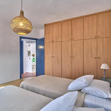 Leticia Villa With Pool With Amazing Sea Views, Paros Marpissa Exterior photo